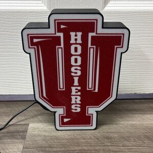 Indiana Hoosiers Light-Up Logo Sign